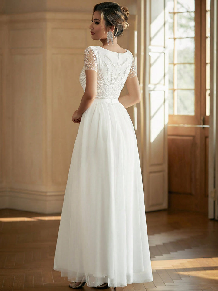 Rochie de mireasă SHEIN, alb