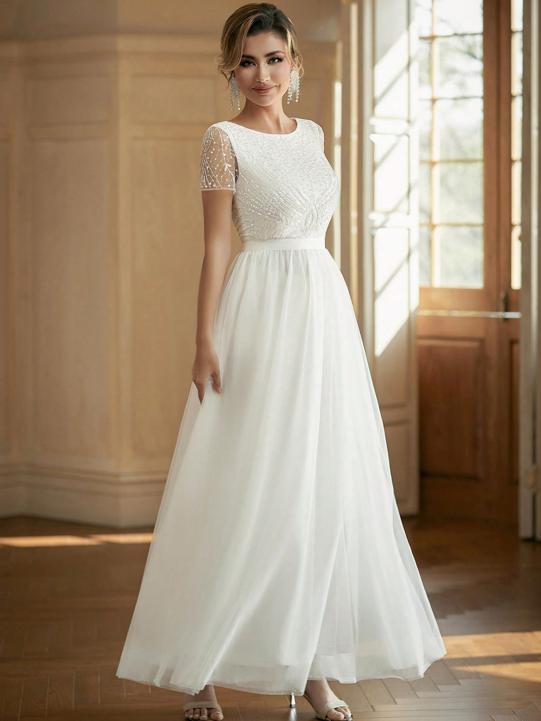 Rochie de mireasă SHEIN, alb