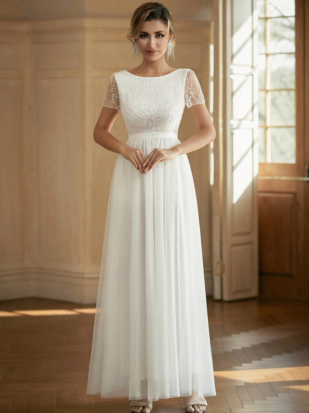 Rochie de mireasă SHEIN, alb