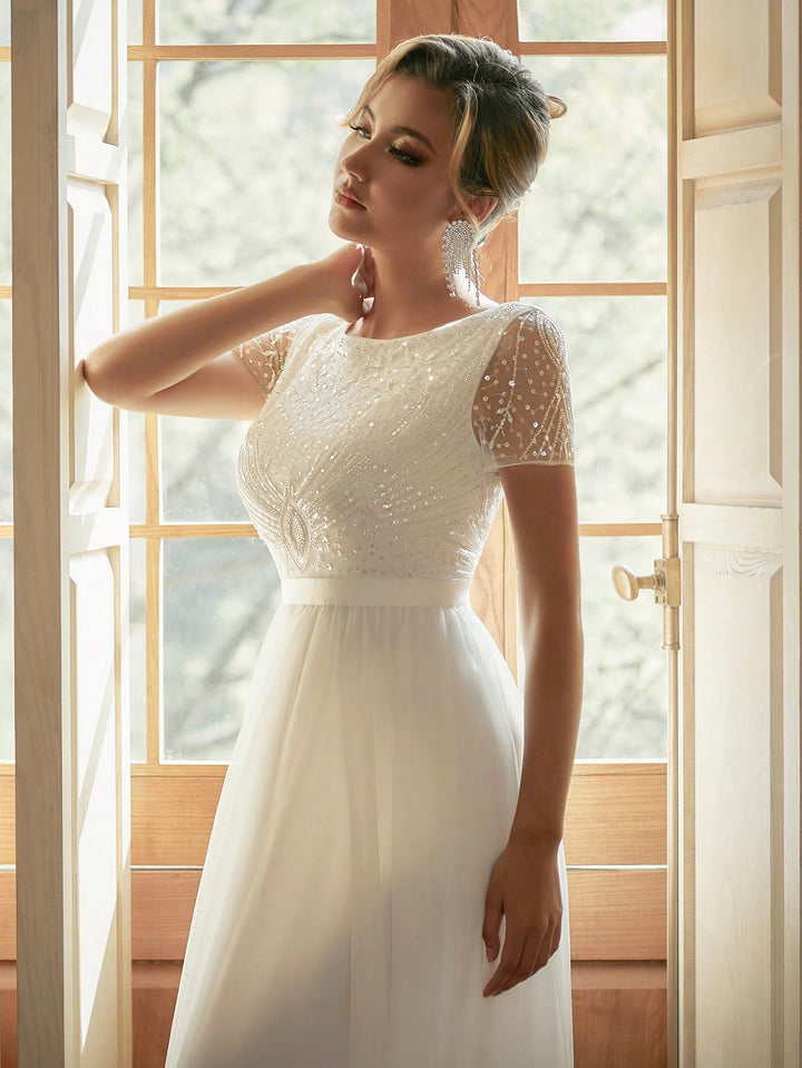 Rochie de mireasă SHEIN, alb