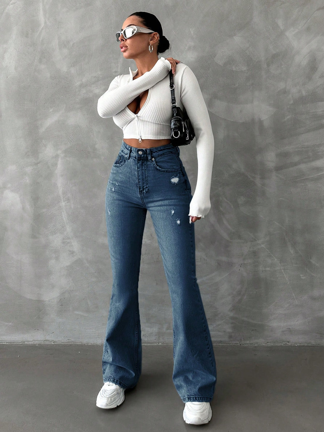 Jeans SHEIN, albastru