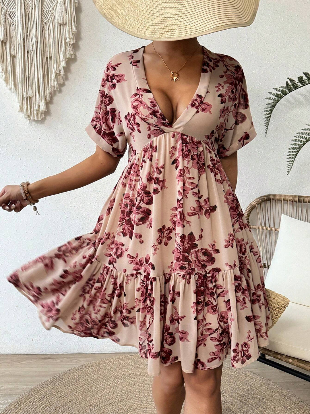 Rochie mini SHEIN, mix culori