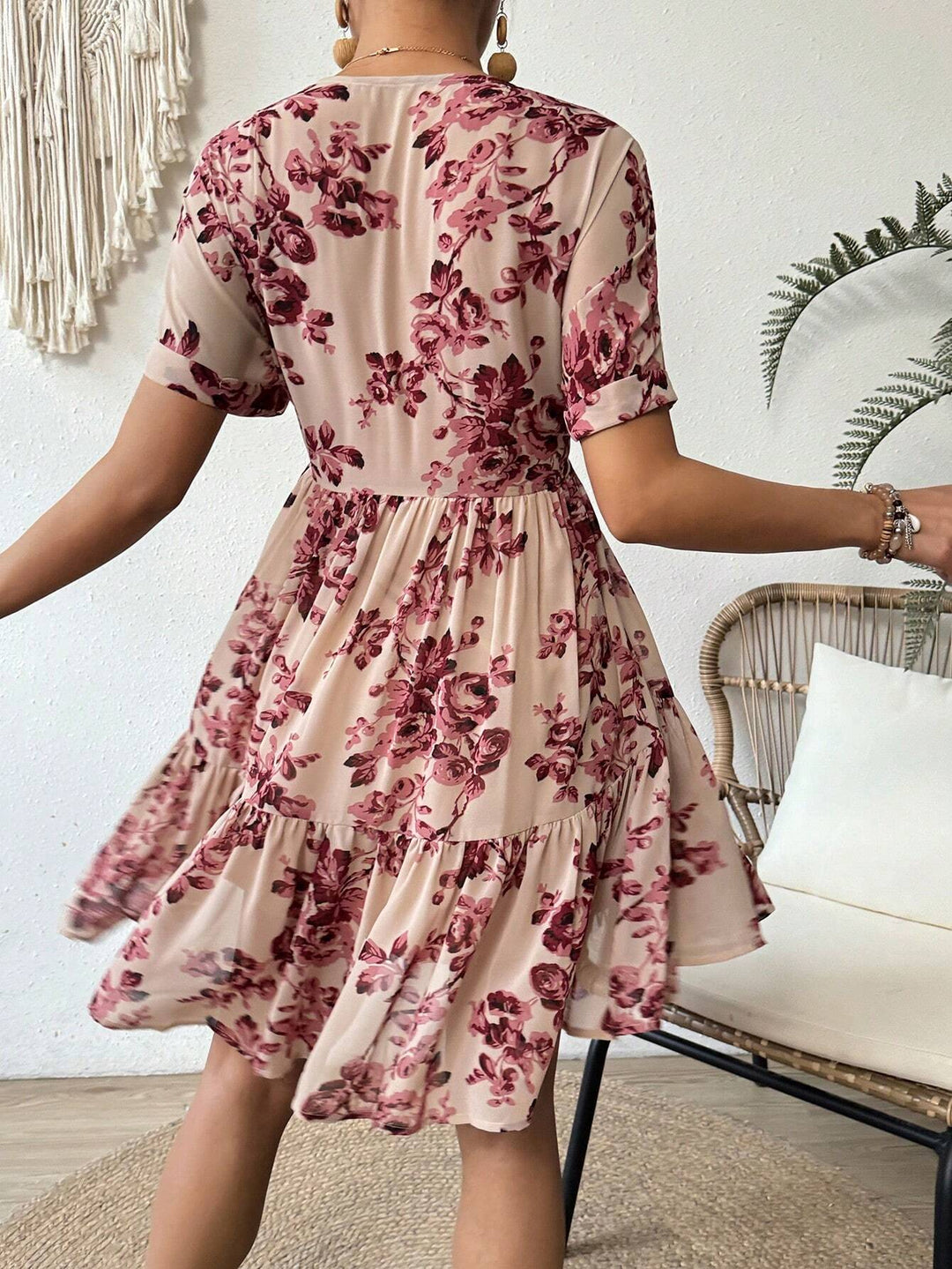 Rochie mini SHEIN, mix culori