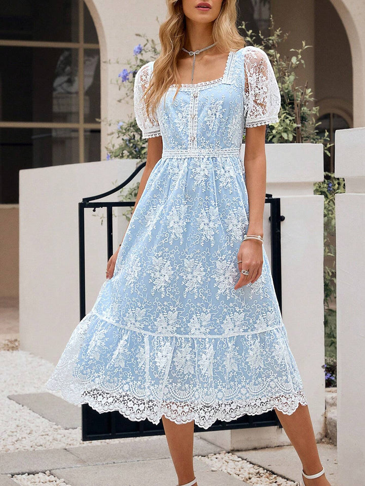 Rochie maxi SHEIN, albastru