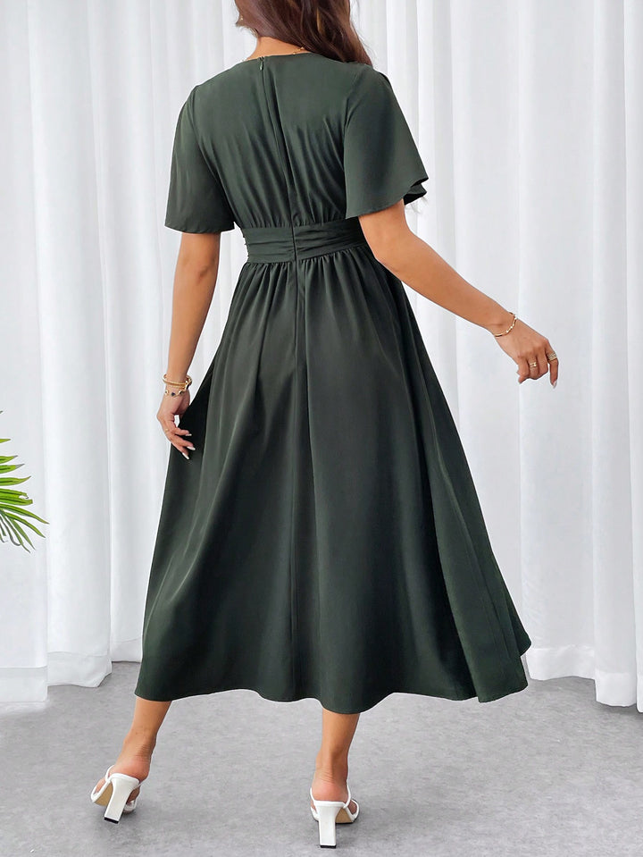 Rochie midi SHEIN, kaki