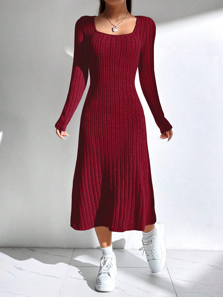 Rochie midi SHEIN, roșu