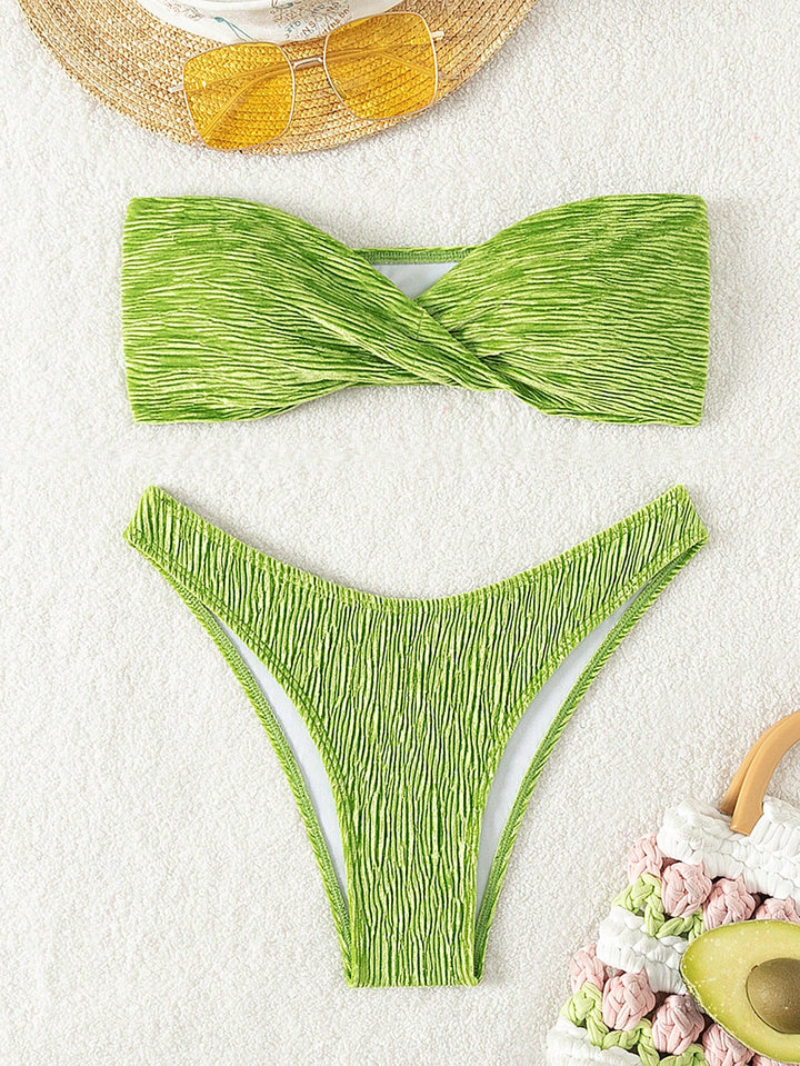 Set bikini SHEIN, verde