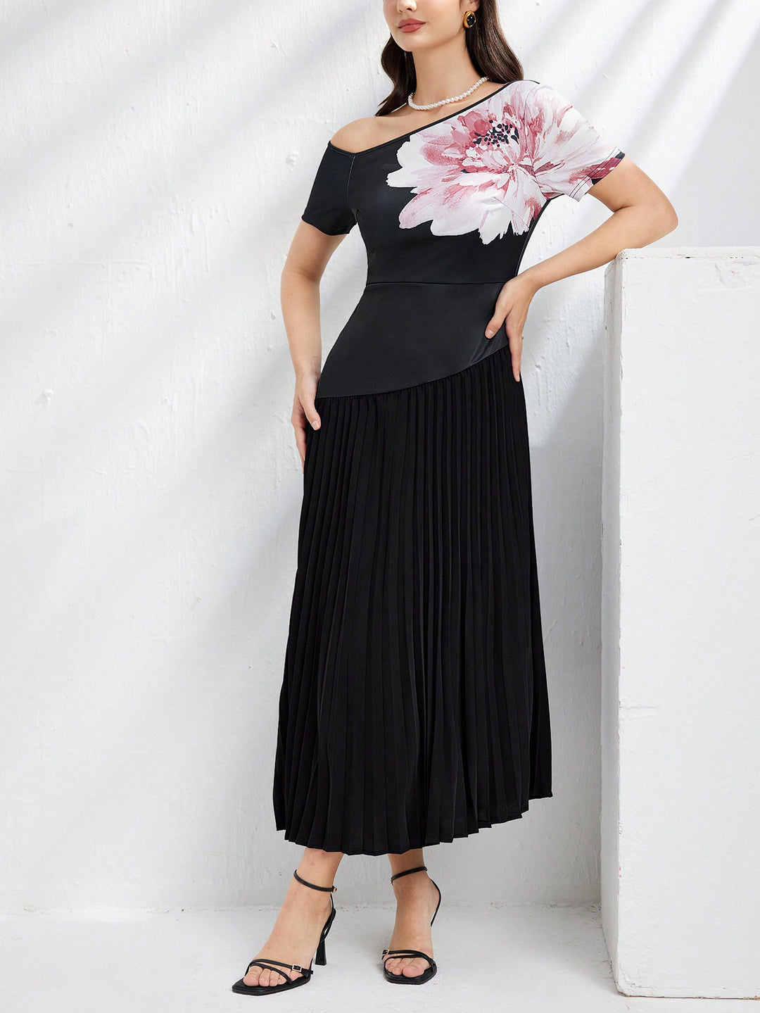 Rochie maxi SHEIN, negru