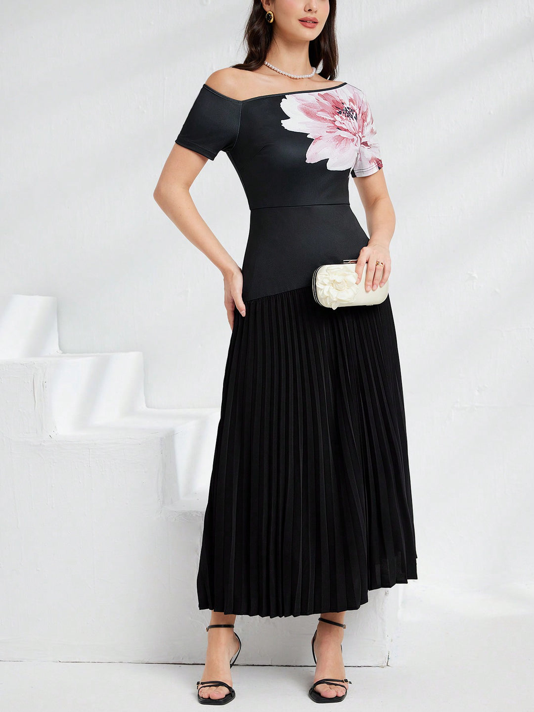 Rochie maxi SHEIN, negru