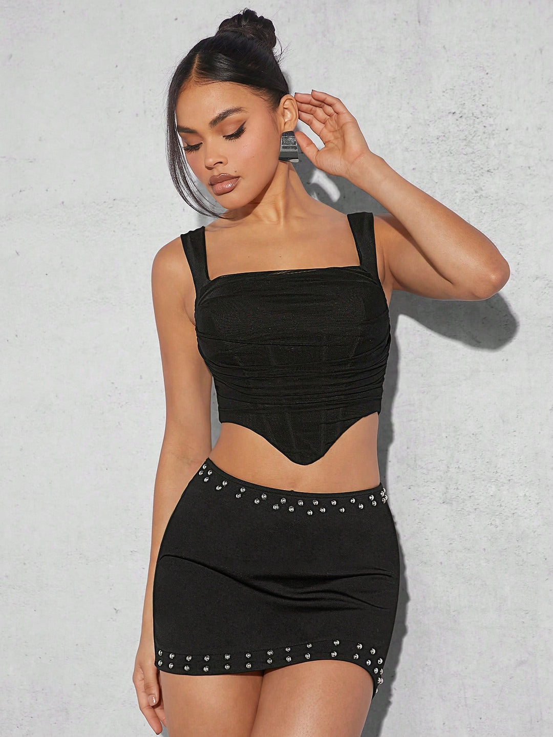Fustă mini SHEIN, negru