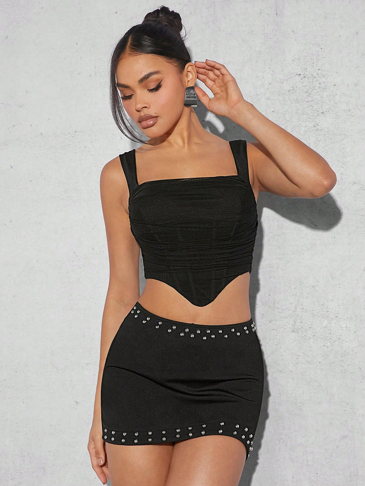 Fustă mini SHEIN, negru