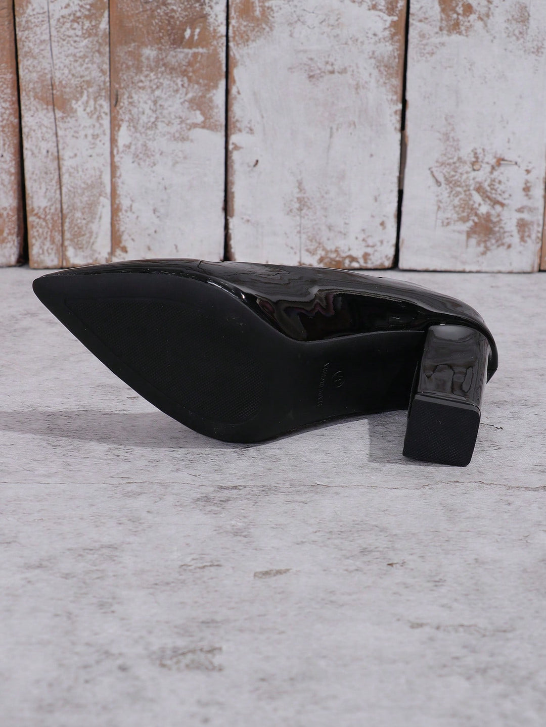 Pantofi cu toc SHEIN, negru