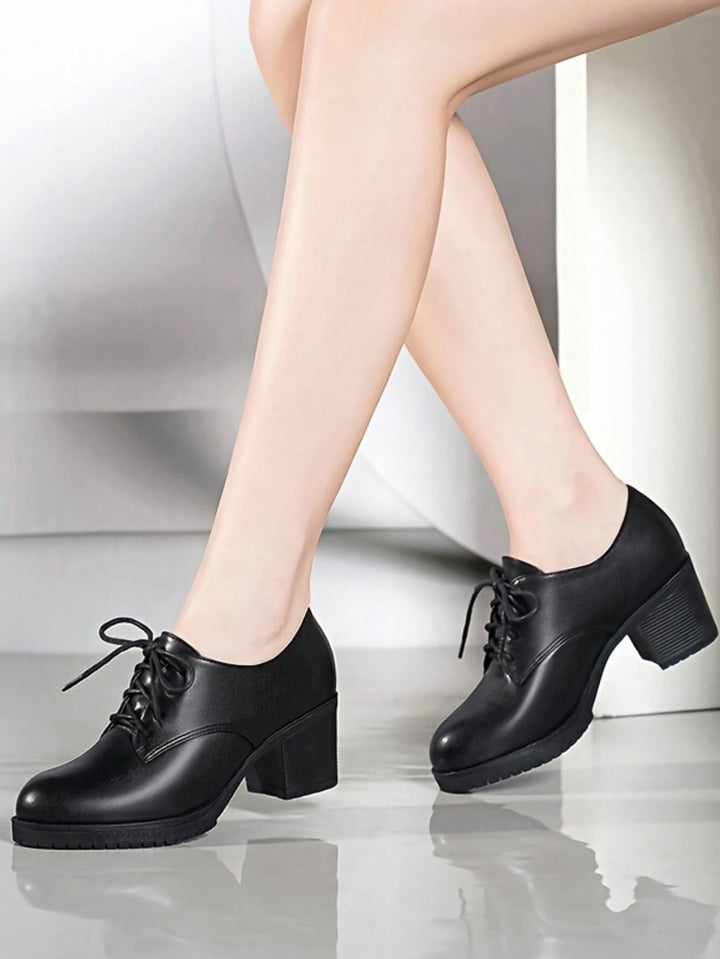 Pantofi cu toc SHEIN, negru