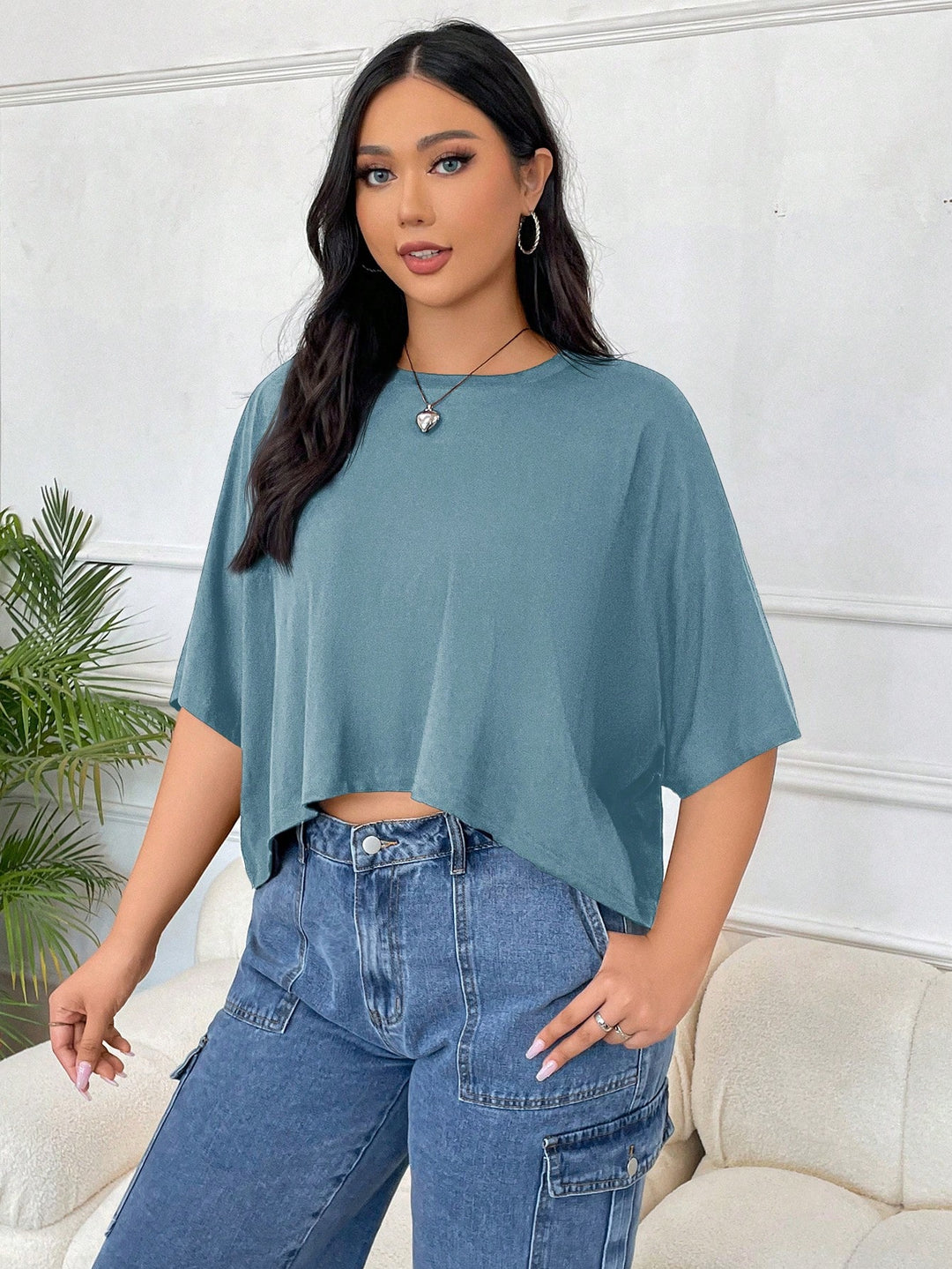 Tricou SHEIN, albastru