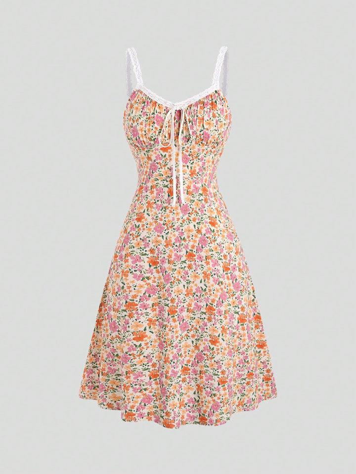 Rochie midi SHEIN, mix culori