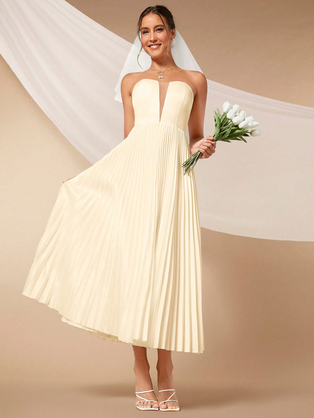 Rochie SHEIN, bej