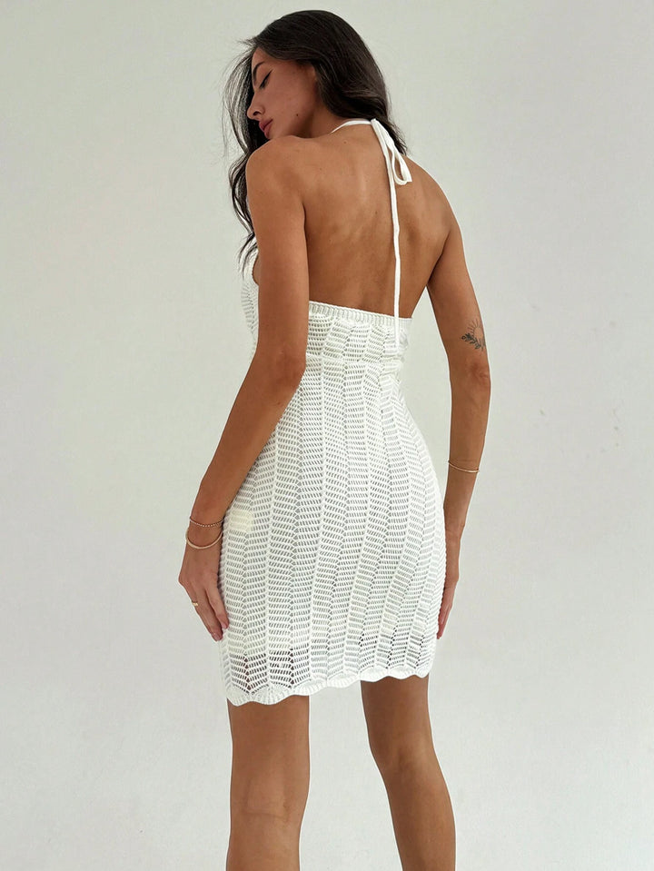 Rochie mini SHEIN, crem
