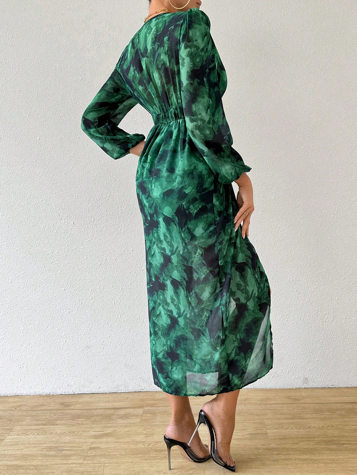 Rochie midi SHEIN, verde