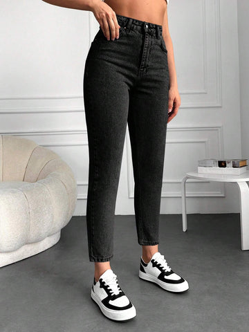 Jeans SHEIN, negru