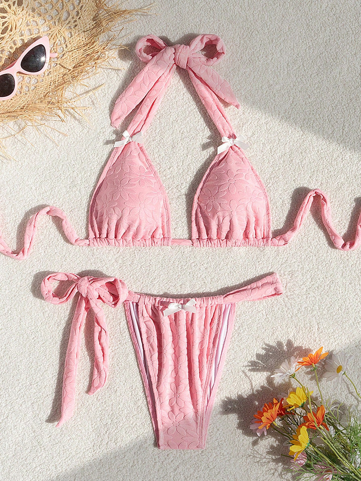 Set bikini SHEIN, roz