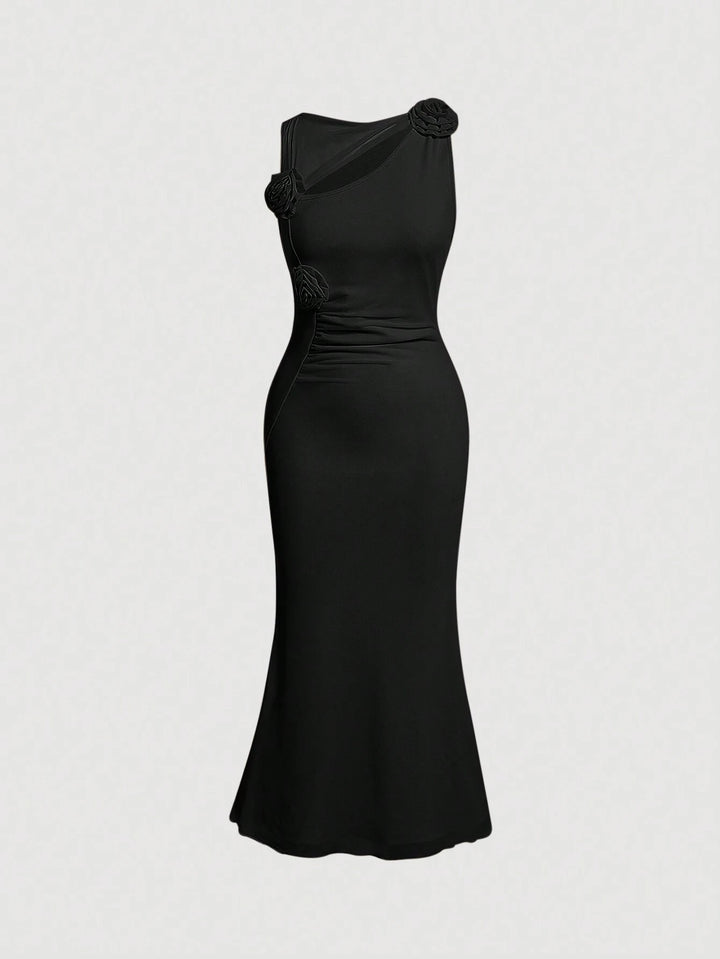 Rochie midi SHEIN, negru
