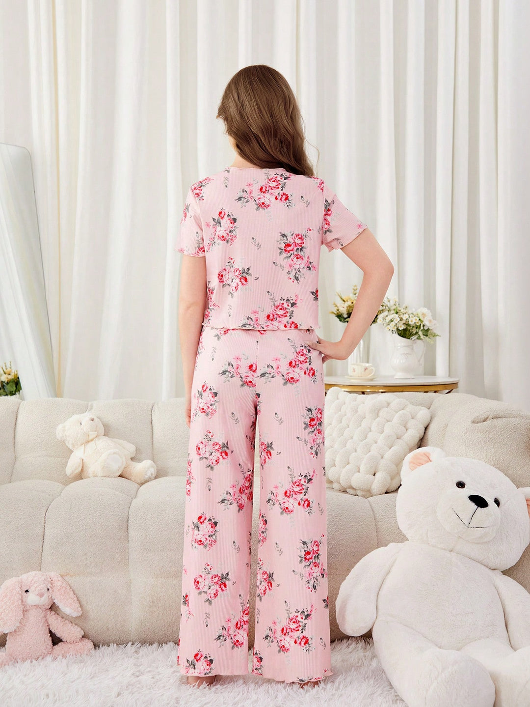 Pijama SHEIN, roz