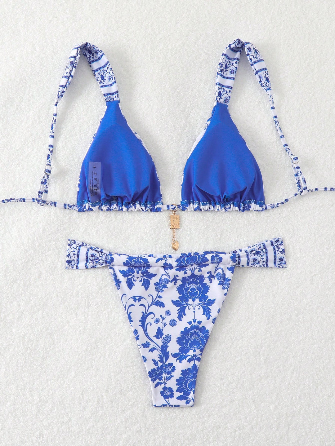 Set bikini SHEIN, albastru