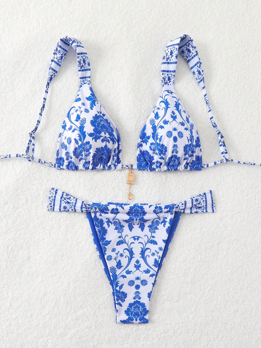 Set bikini SHEIN, albastru