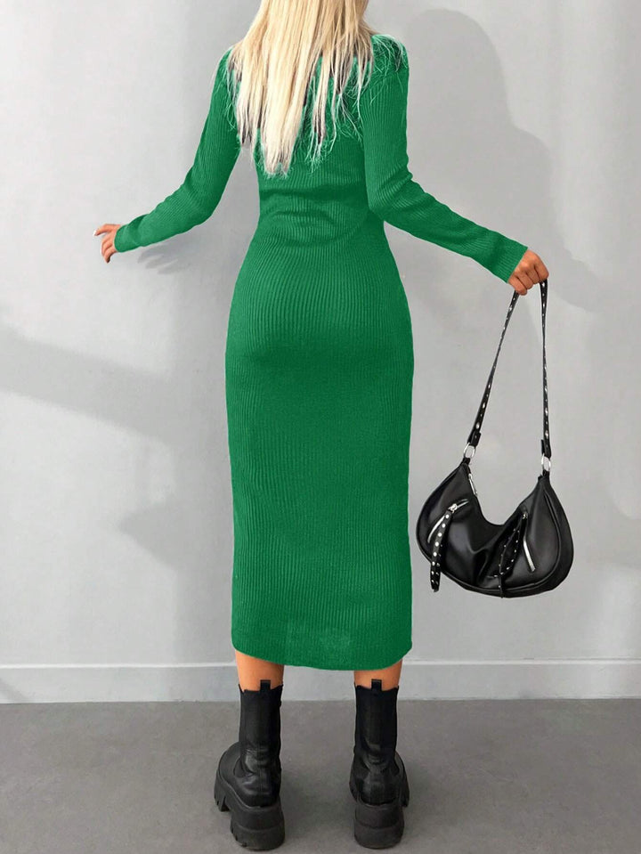 Rochie maxi Shein, verde