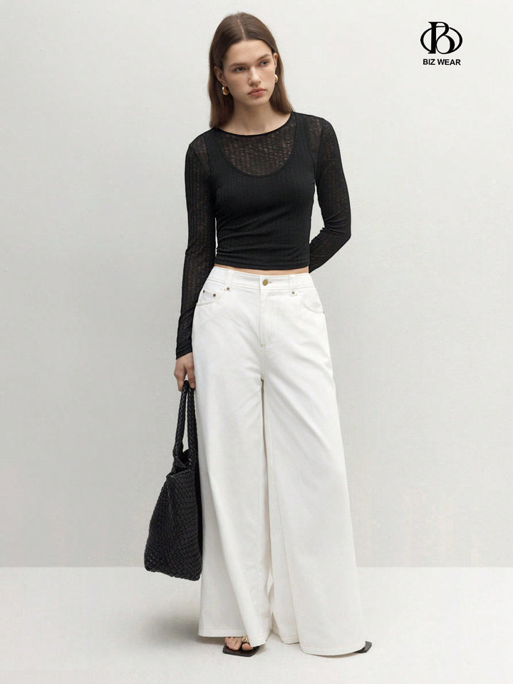 Top SHEIN, negru