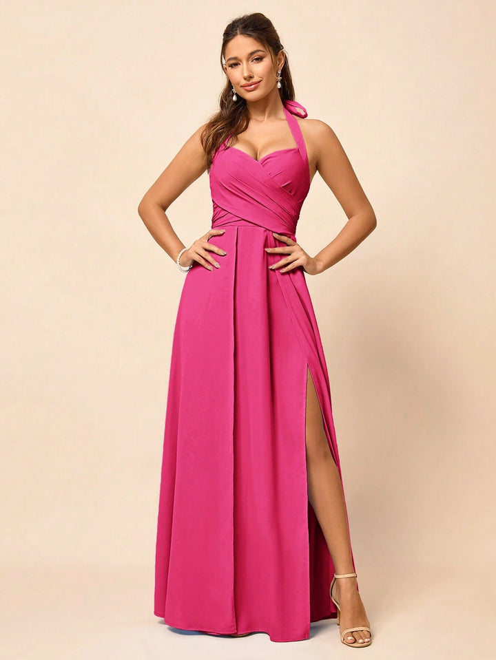 Rochie maxi SHEIN, roz