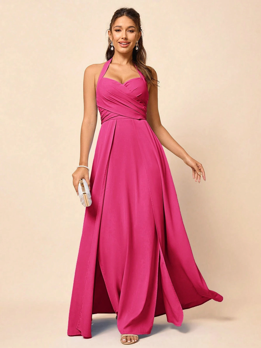 Rochie maxi SHEIN, roz