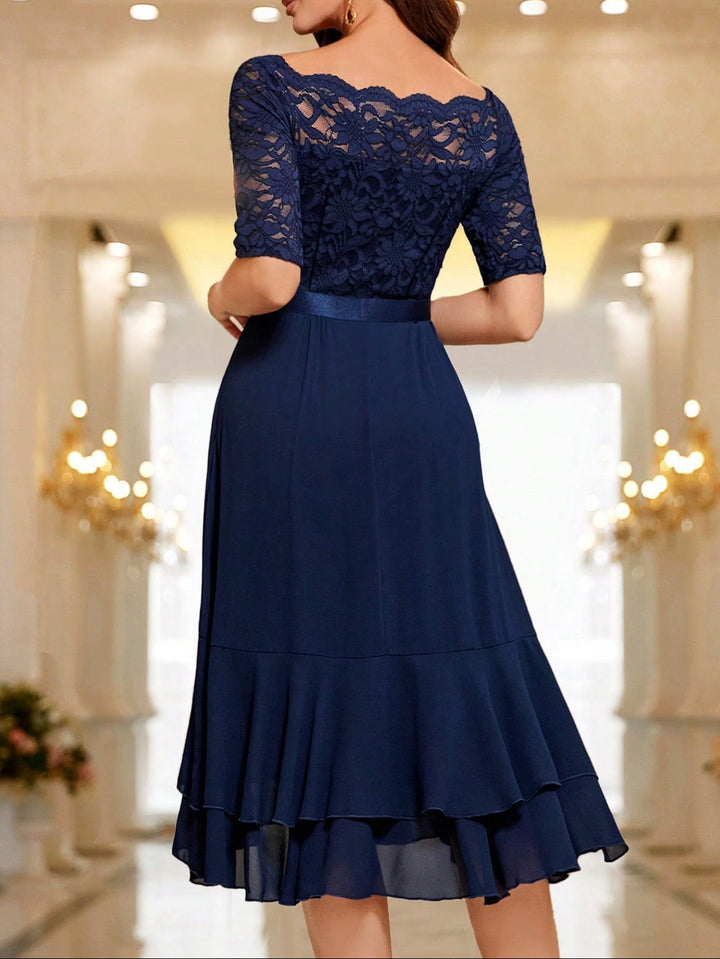Rochie midi SHEIN, albastru