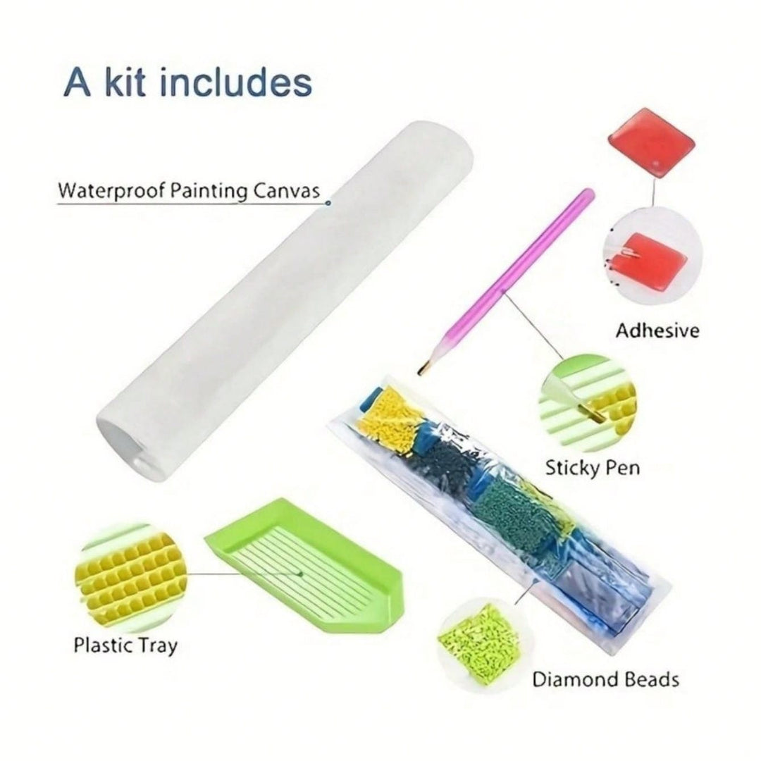 Kit de pictură cu diamante SHEIN, mix culori