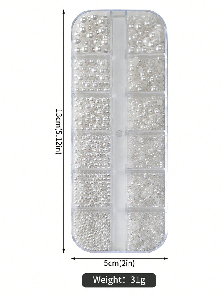 Accesorii pentru unghii SHEIN, alb