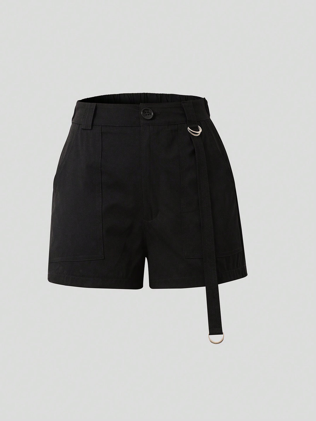 Pantaloni scurți SHEIN, negru