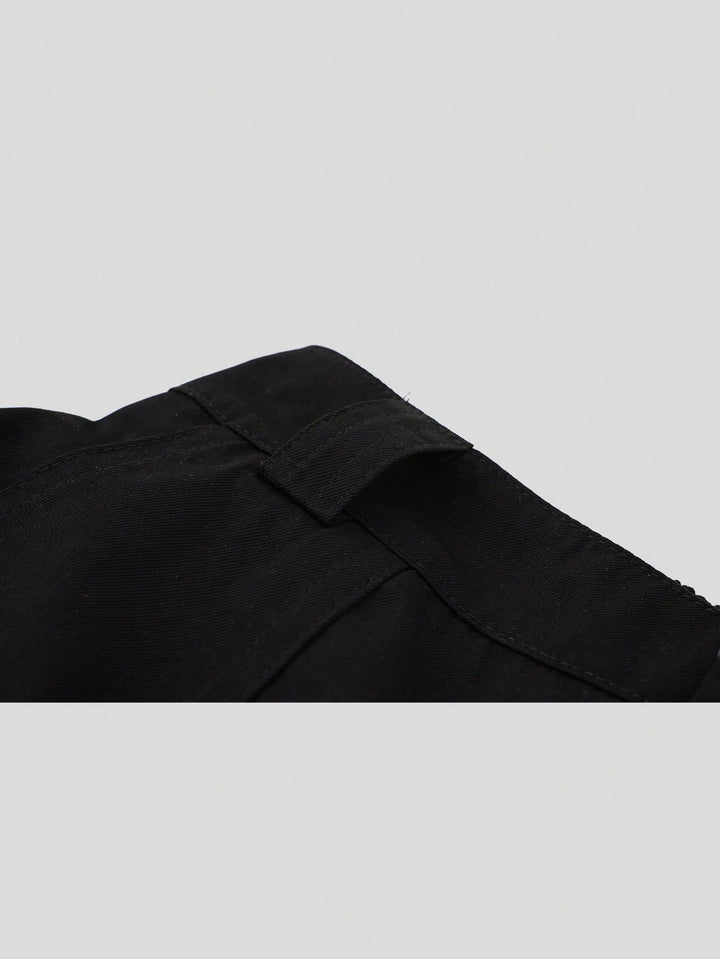 Pantaloni scurți SHEIN, negru