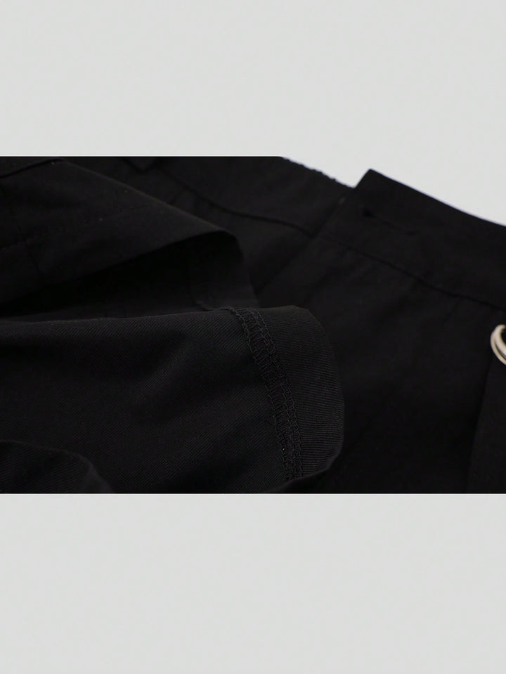 Pantaloni scurți SHEIN, negru
