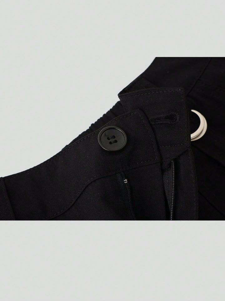 Pantaloni scurți SHEIN, negru