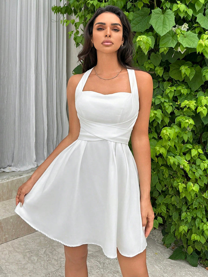 Rochie mini SHEIN, alb