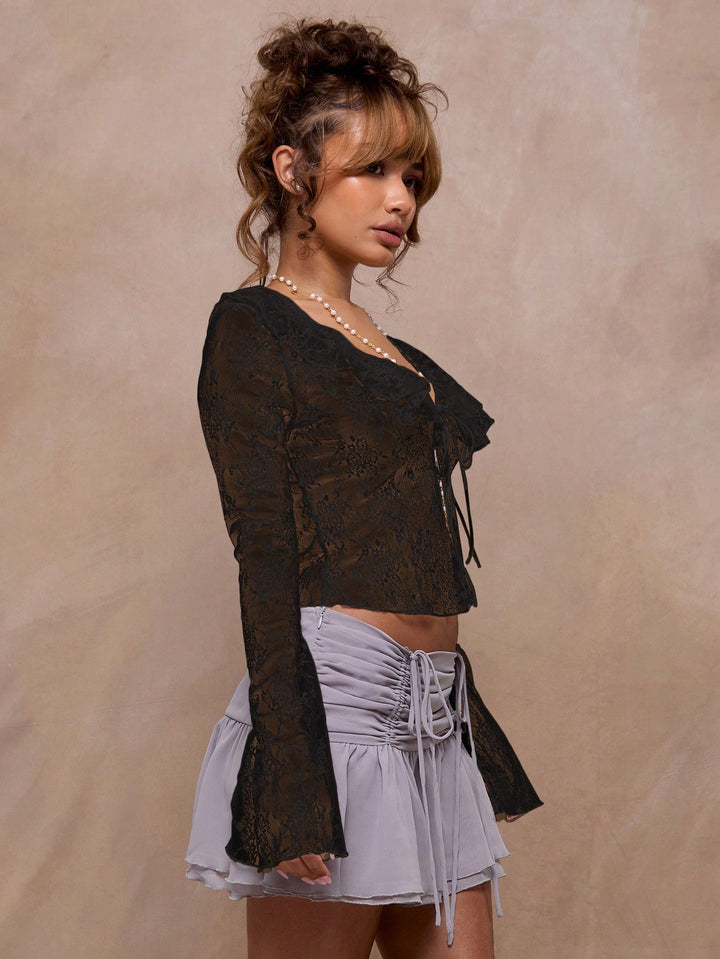 Top SHEIN, negru