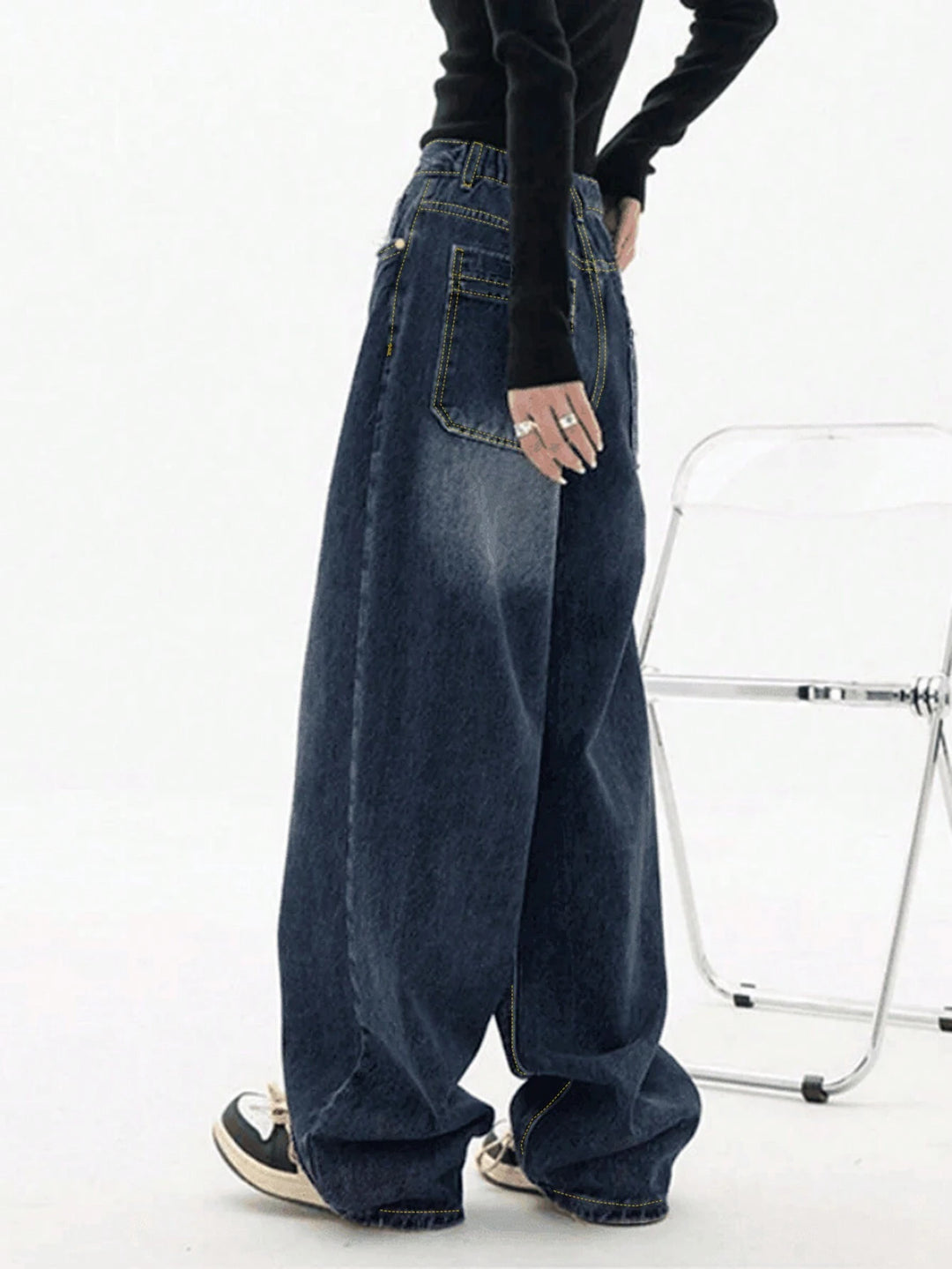 Jeans SHEIN, albastru