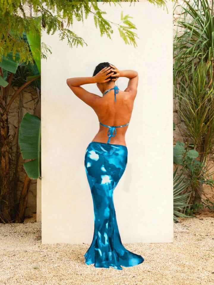 Set bikini SHEIN, albastru