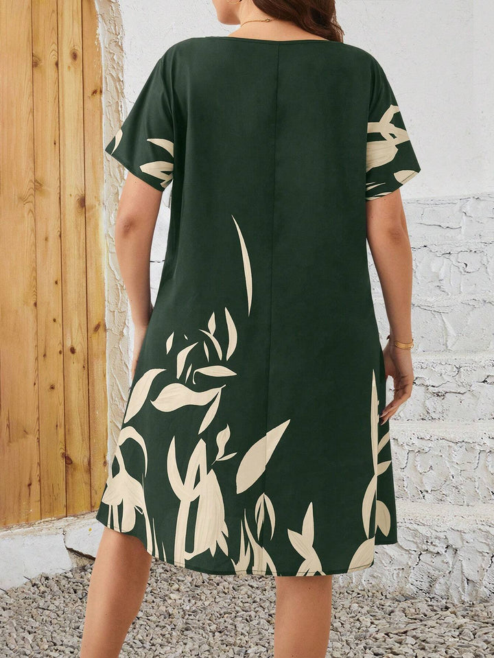 Rochie midi SHEIN, mix culori