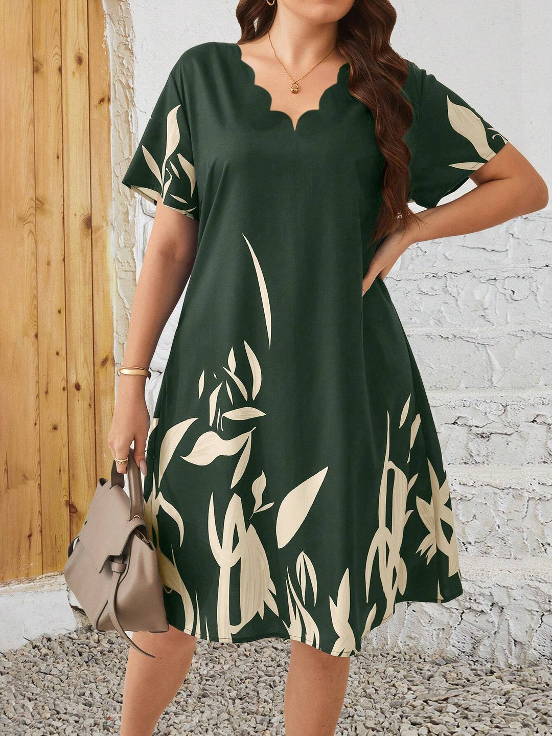 Rochie midi SHEIN, mix culori