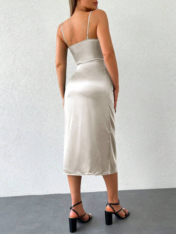 Rochie midi SHEIN, crem
