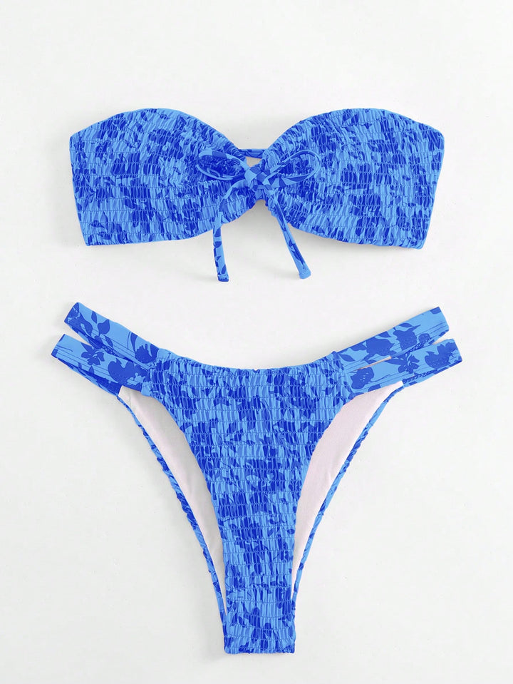 Set bikini SHEIN, albastru
