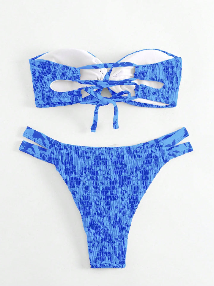 Set bikini SHEIN, albastru
