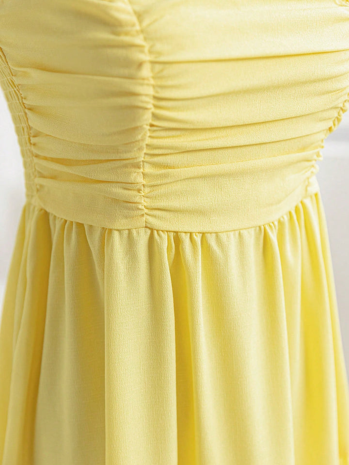 Rochie maxi SHEIN, galben