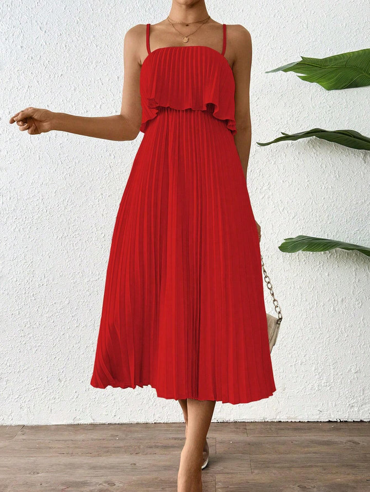 Rochie midi SHEIN, roșu